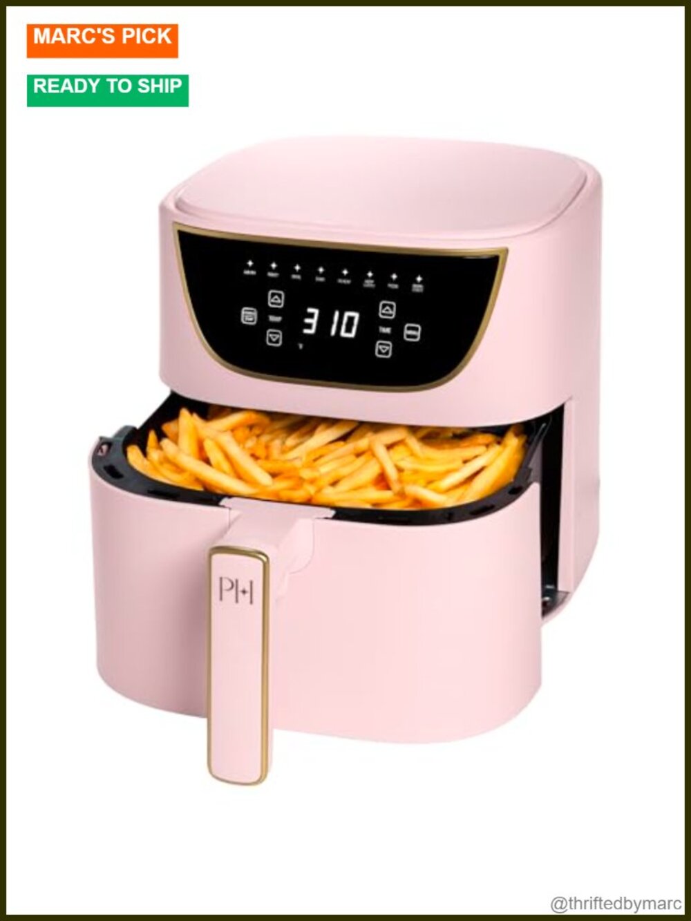 6-Quart Air Fryer 8-in-1 Touchscreen Nonstick Basket Dishwasher Safe